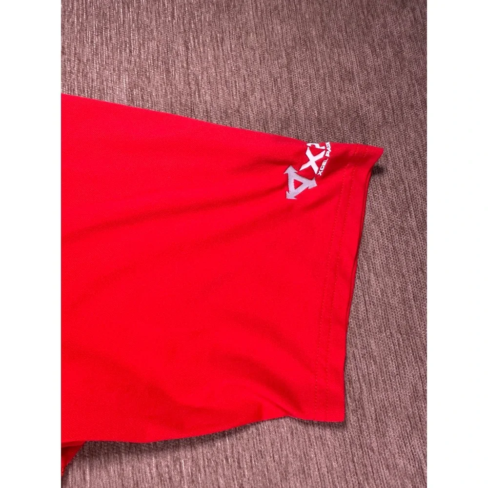 Xcel Kihei Canoe Club Maui Paddle Shirt Mens XL Red Short Sleeve Rash Guard UV